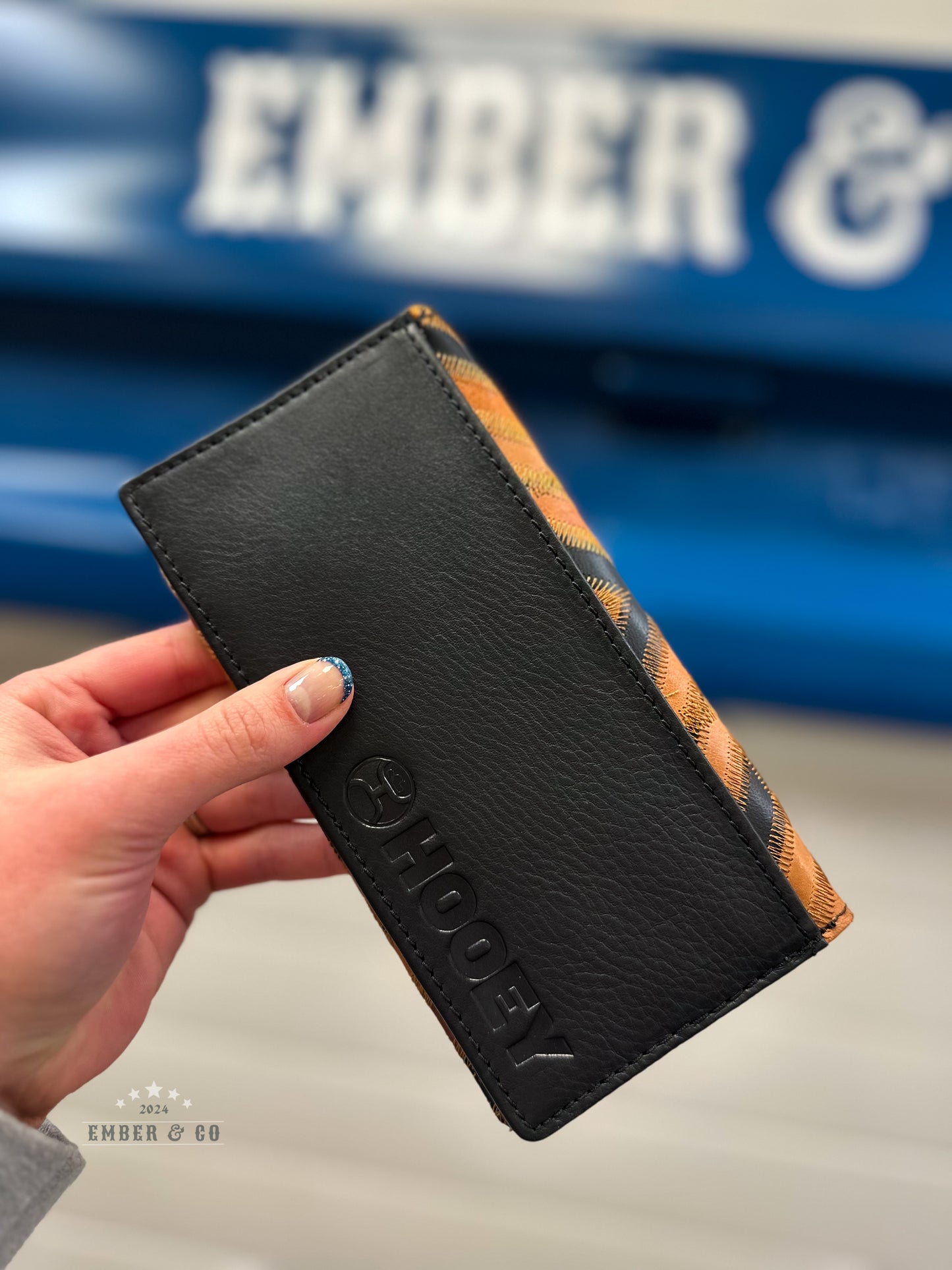 Hooey Patchwork Leather Wallet