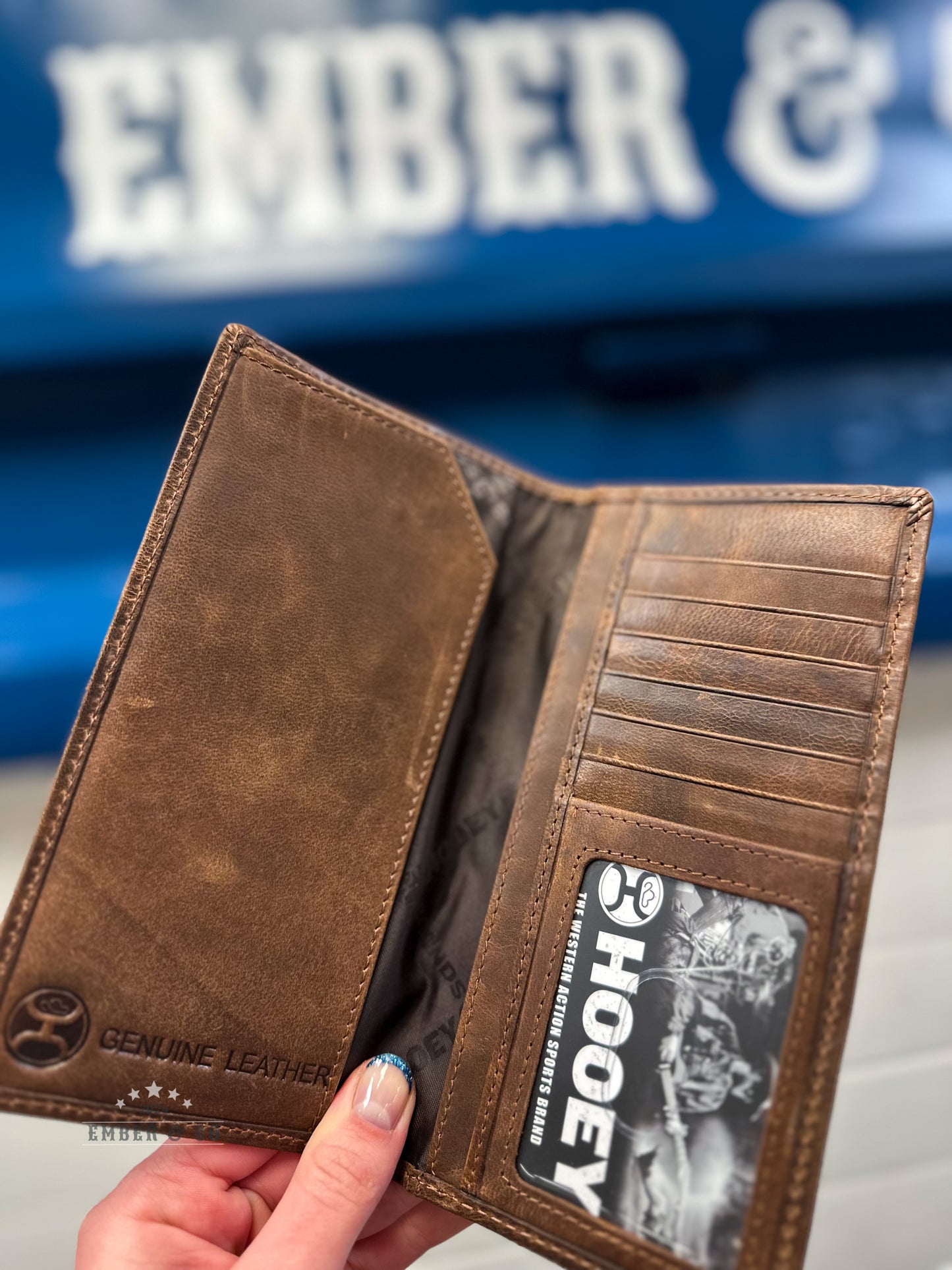 Hooey Liberty Roper Leather Wallet