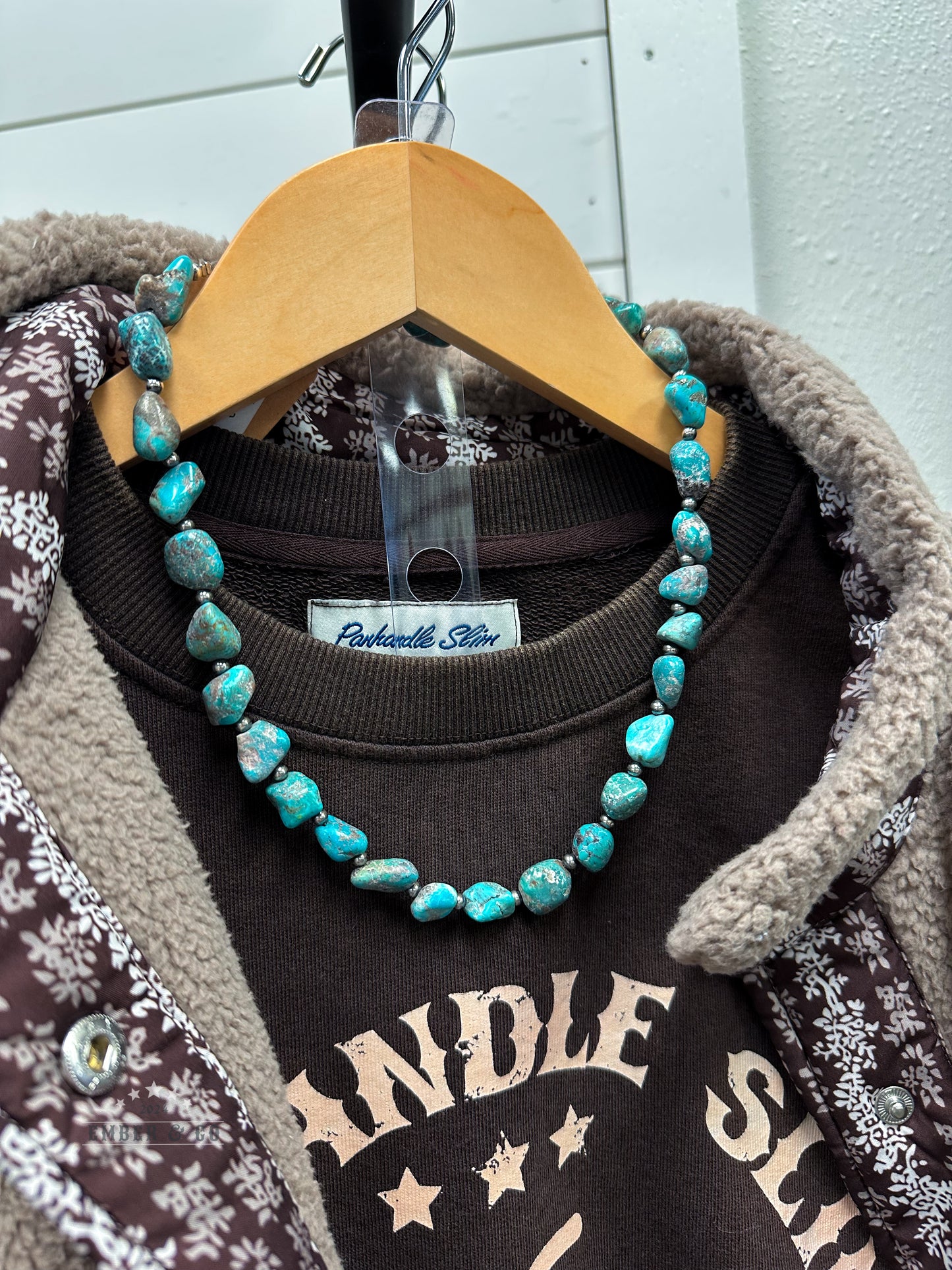 Turquoise Nugget Necklace