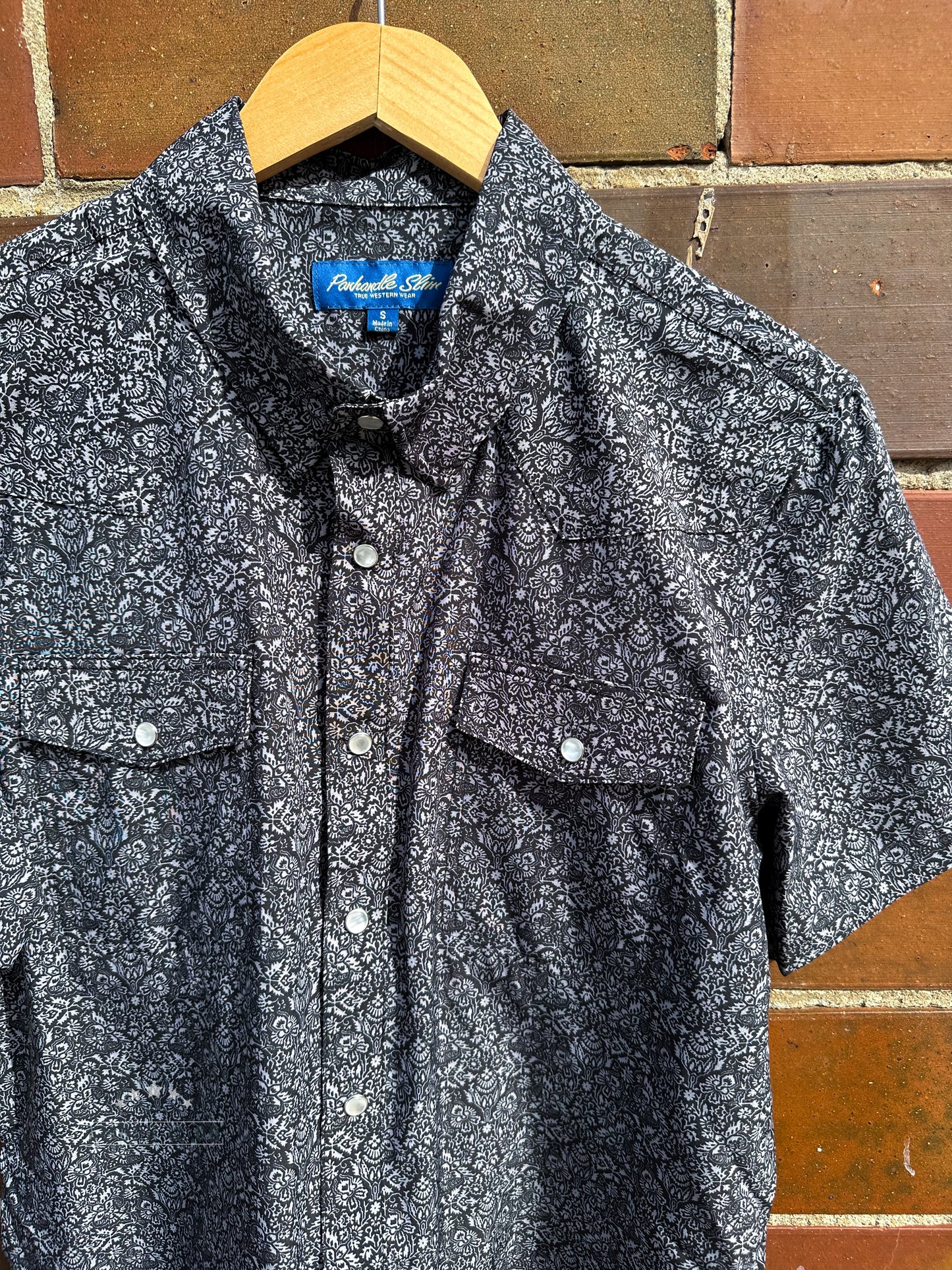 Men's Floral Panhandle Performance Pearl Snap
