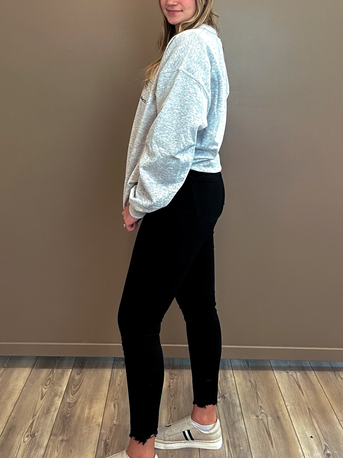 High Rise Skinny Black Denim