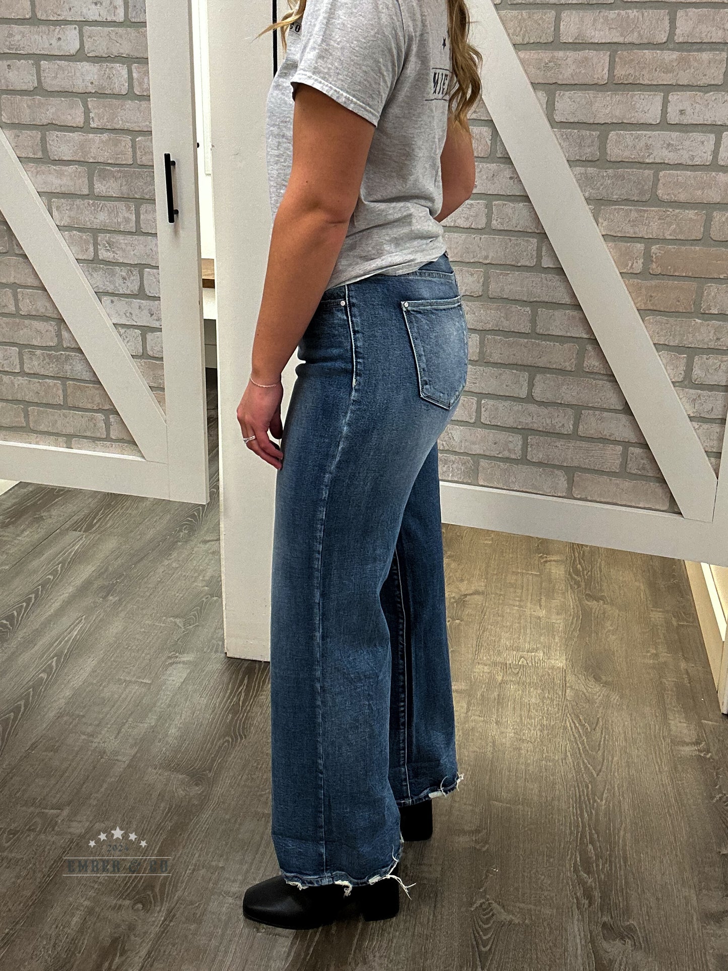 Comfort Stretch Cuffed Denim