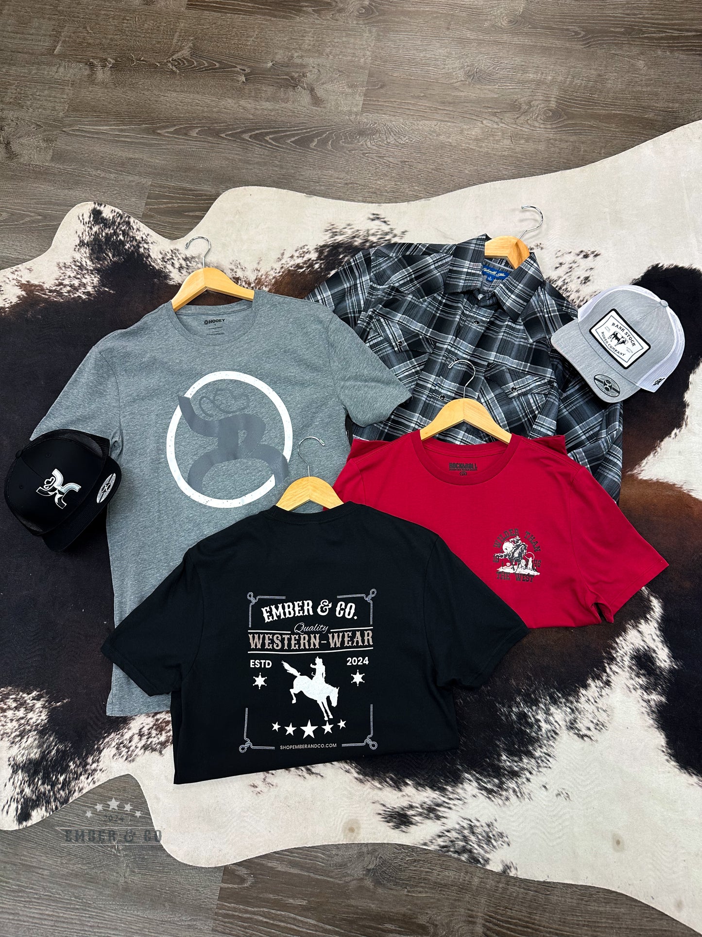 Men's Hooey Tone-On-Tone Logo TShirt