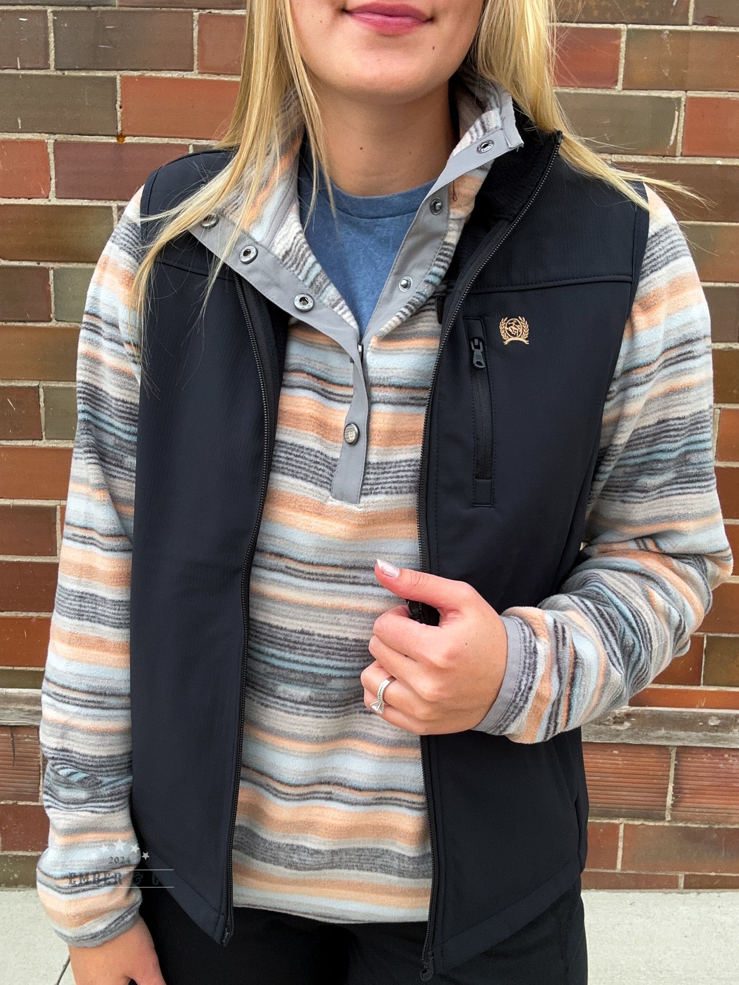 Golden Spur Cinch Windproof Vest