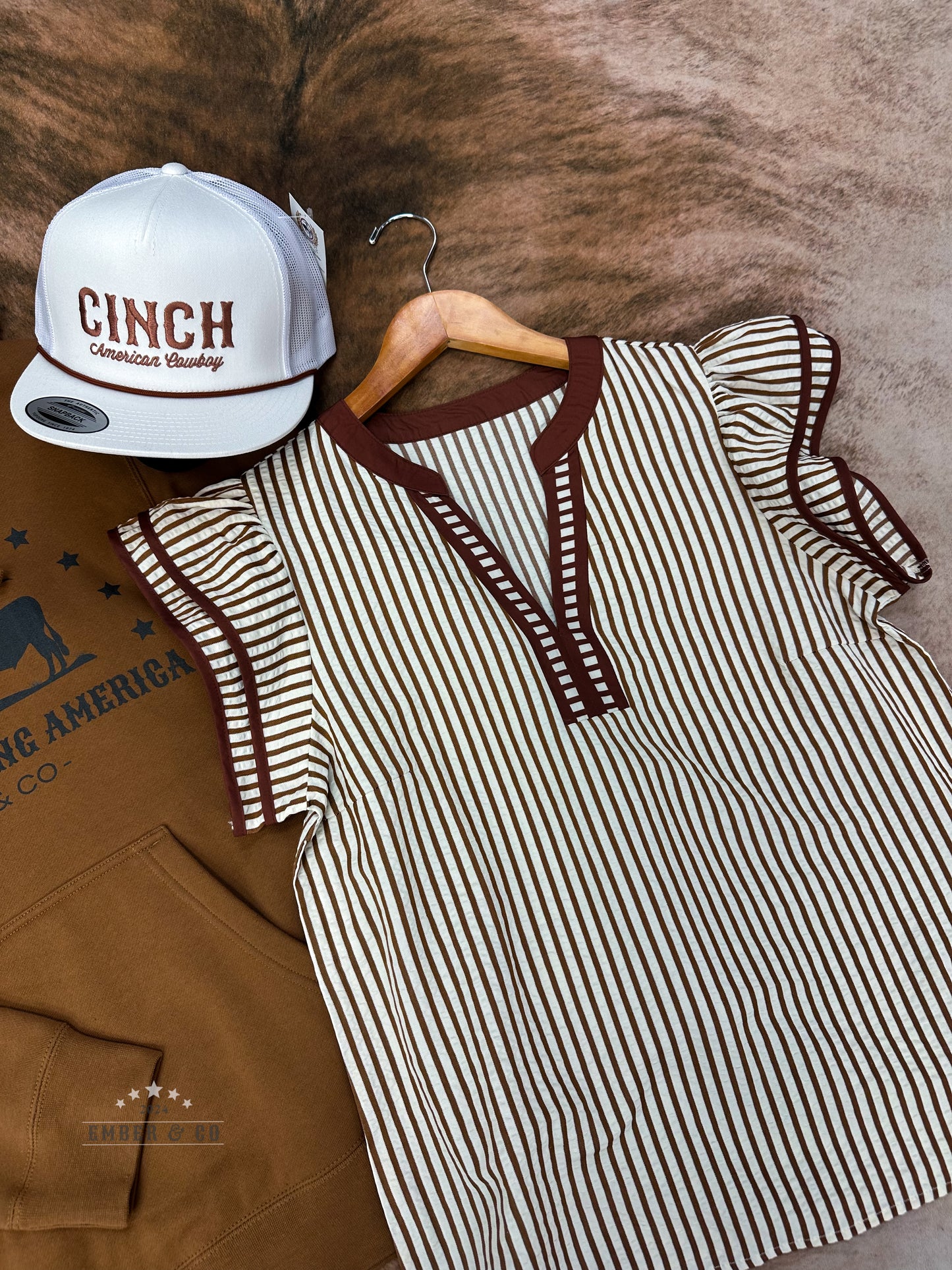 Men's White Cinch Trucker Hat