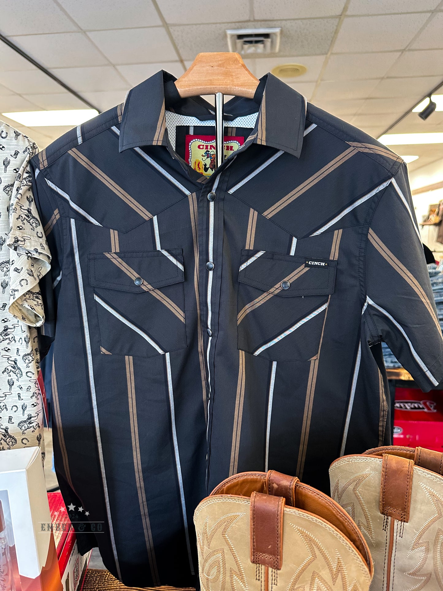 Men's Cinch Camp Pearl Snap