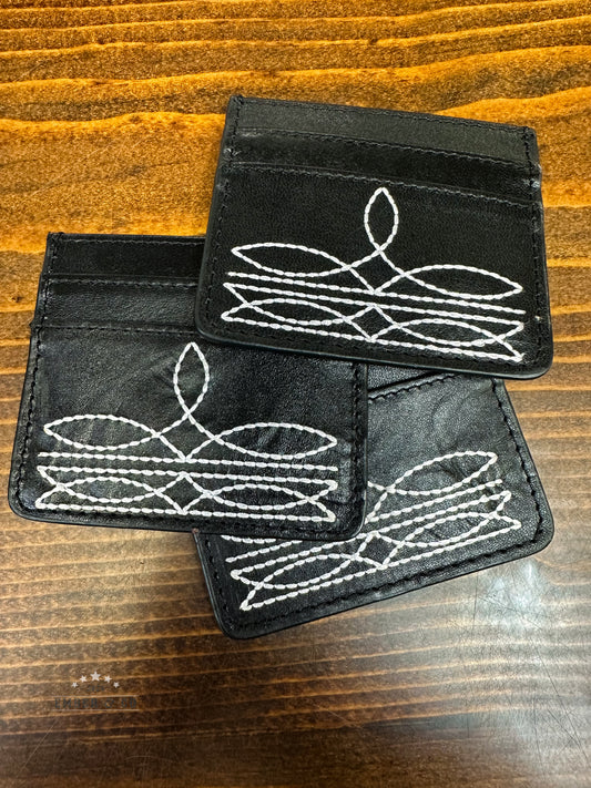 Boot Stitch Card Holder
