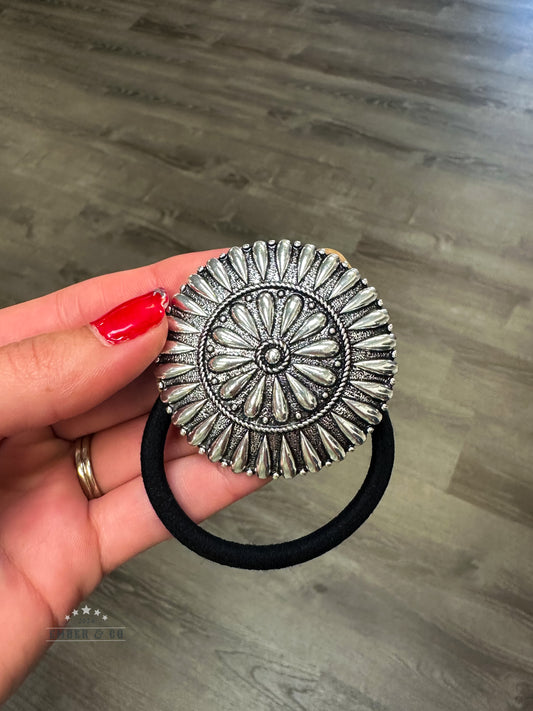 Concho Design Hair Tie