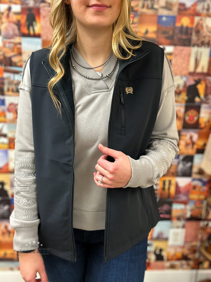 Aztec Embroidered V-Neck Sweater