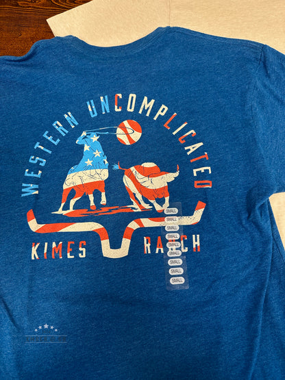 KR American Cowboy Graphic (BLUE)