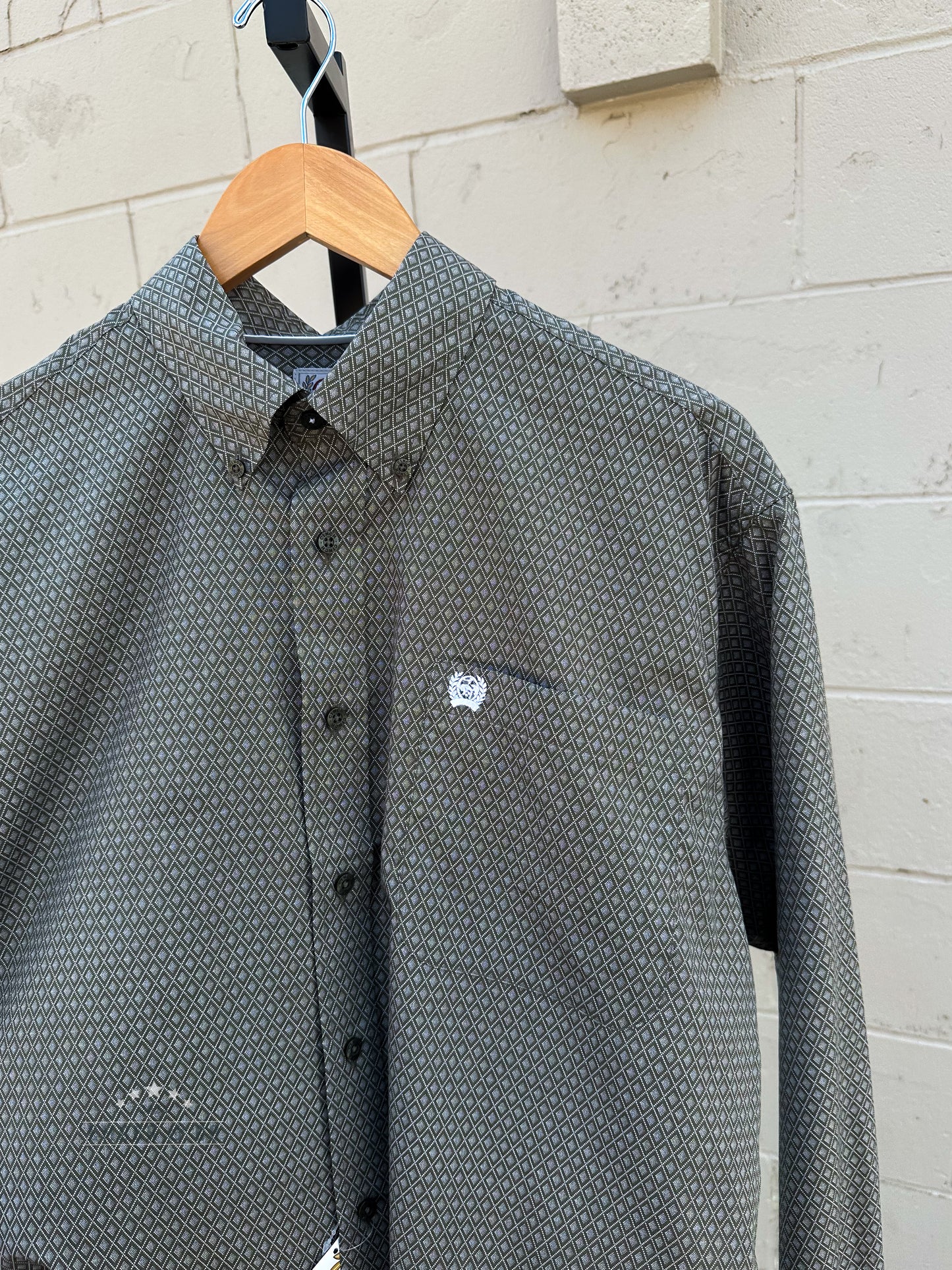 Men's Cinch Diamond LS Button Up