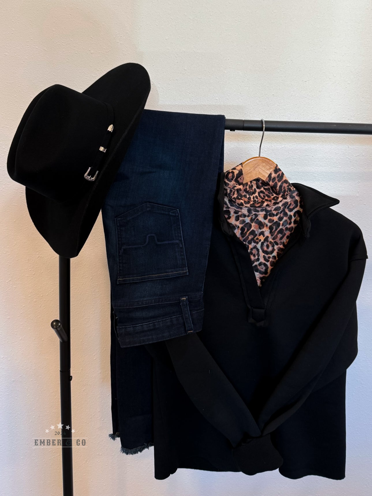 Cattleman Cowboy Hat - Black