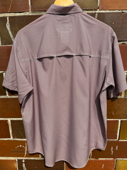 Men's Cinch Arenaflex Tan Geo Button-Up