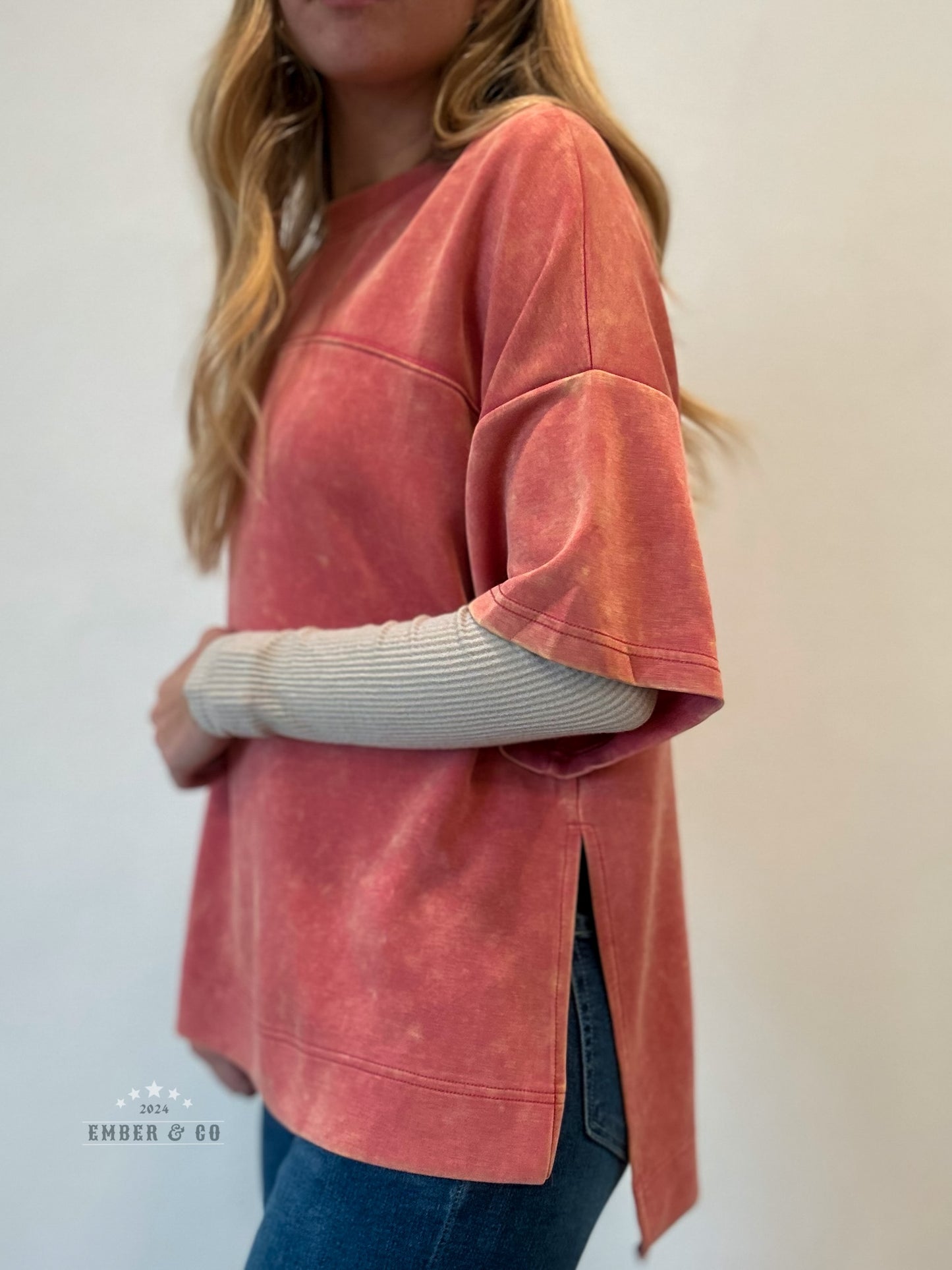 Vintage Washed Tee - 4 Colors