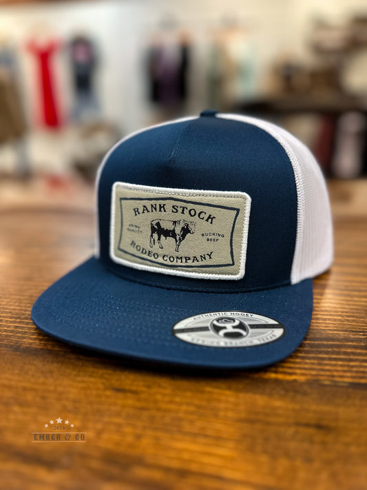 Rank Stock Navy Trucker Hat