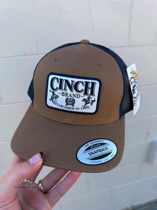 Cinch Brand Brown Trucker Hat