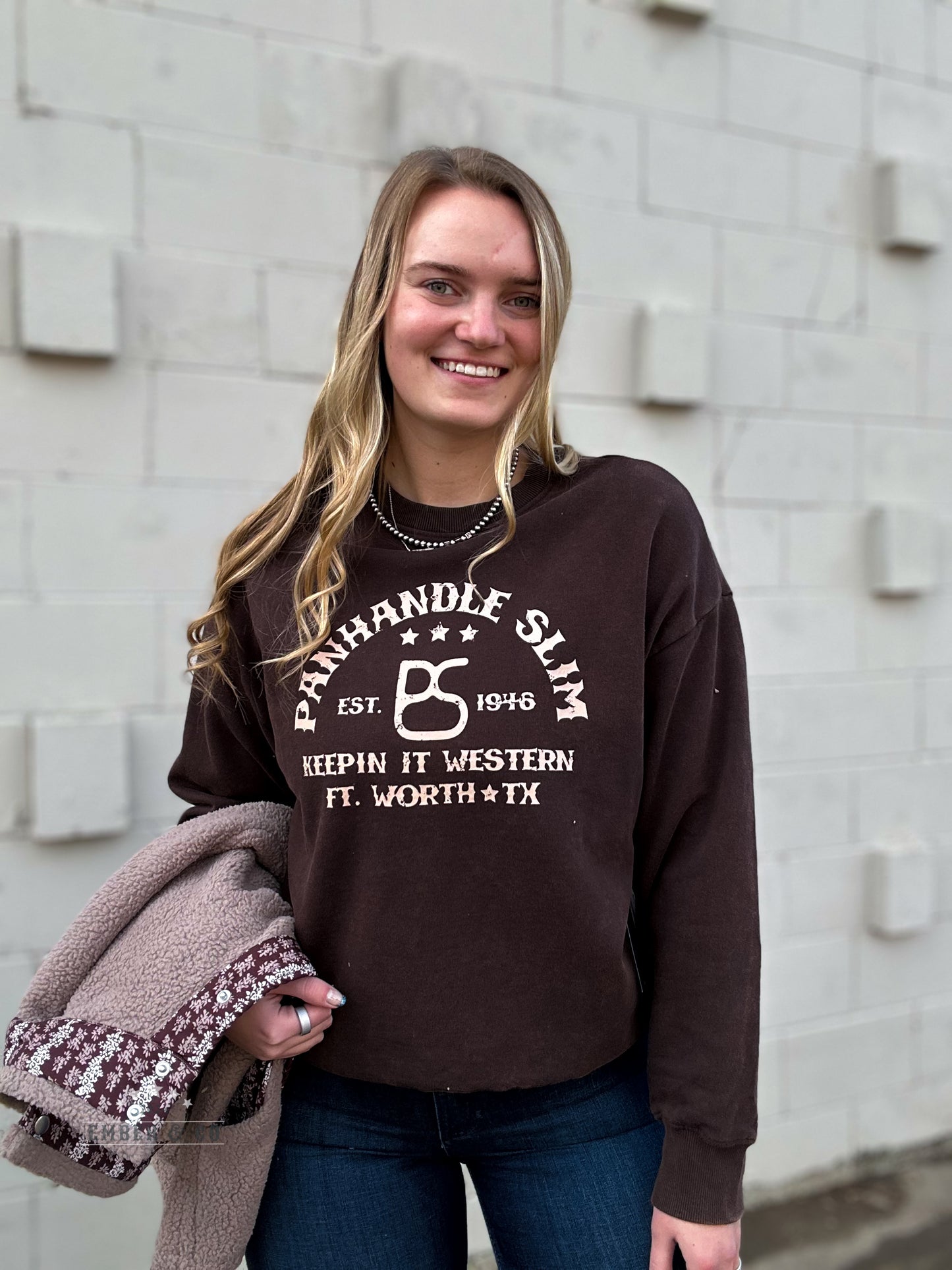 Panhandle Slim Neutrals Crewneck