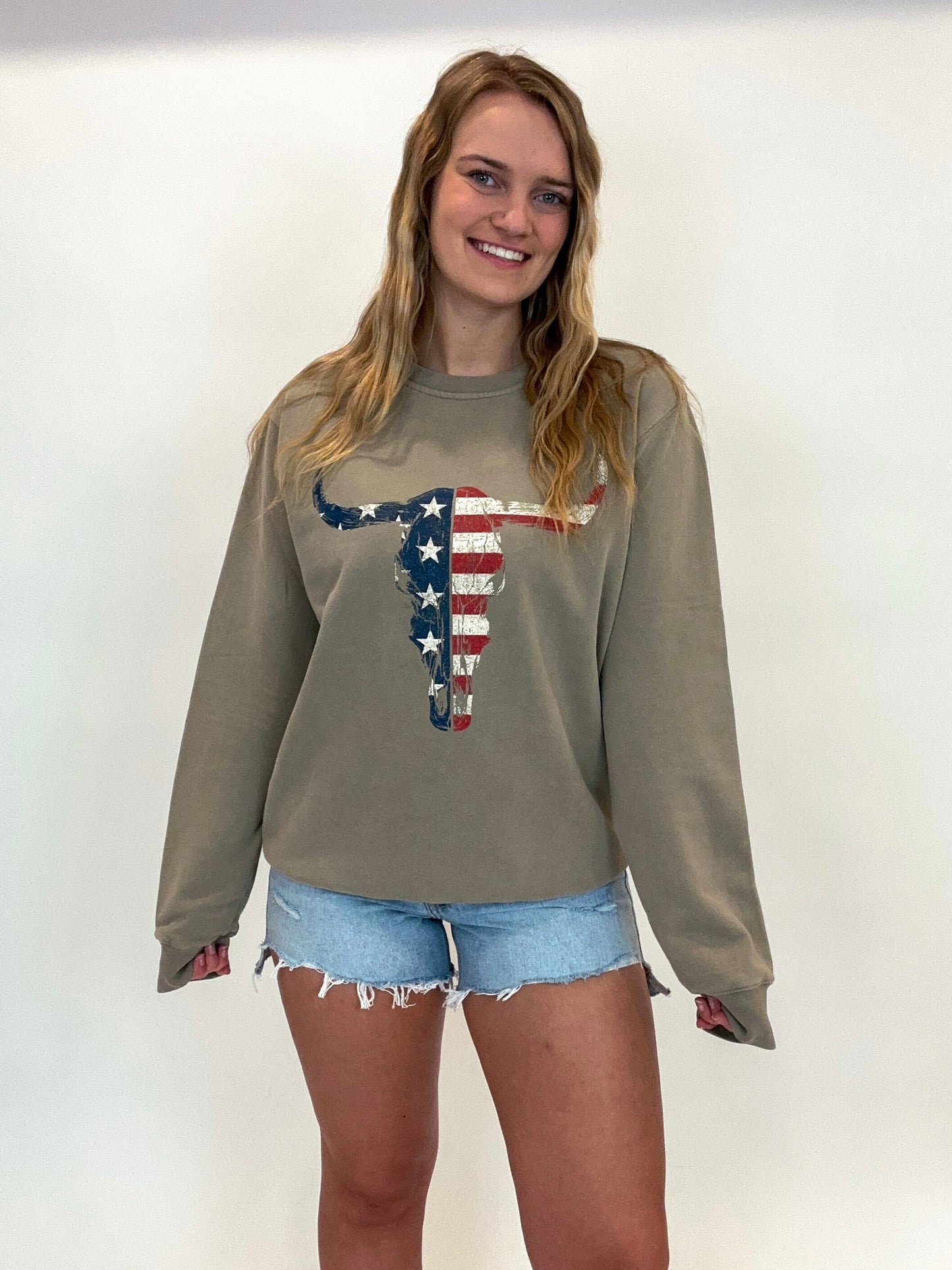 American Longhorn Crewneck