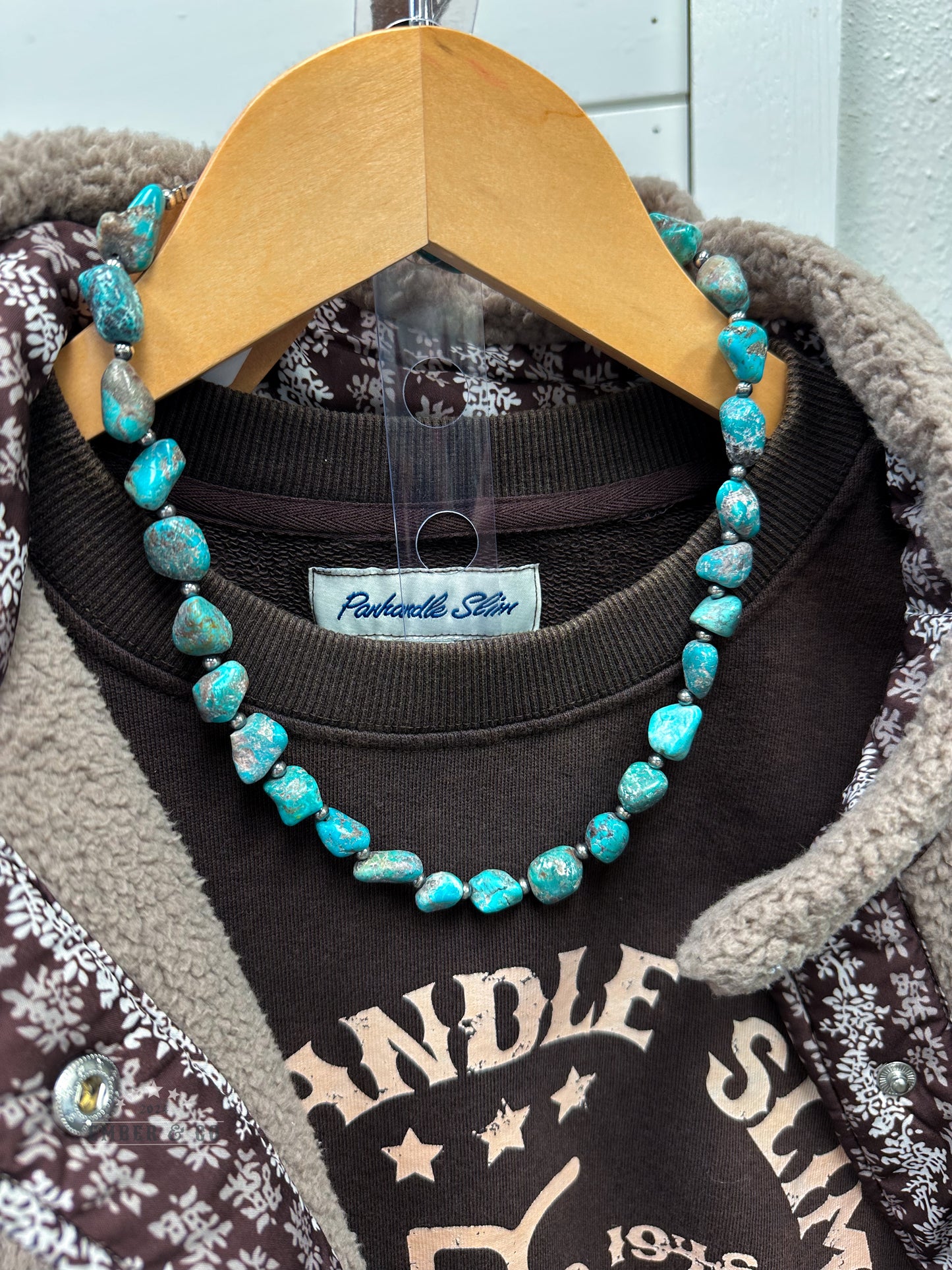 Turquoise Nugget Necklace