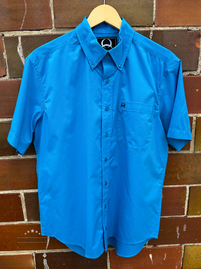 Men's Cinch Arenaflex Bold Blue Button Up