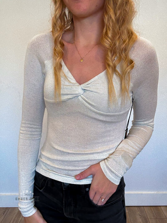 Champagne Twist Long Sleeve