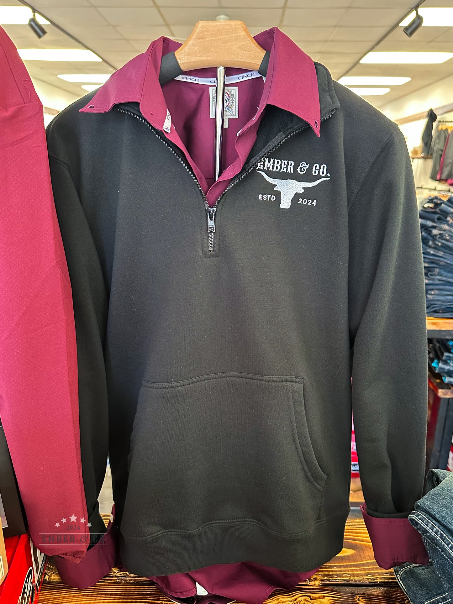 Ember & Co. Longhorn 1/4 Zip