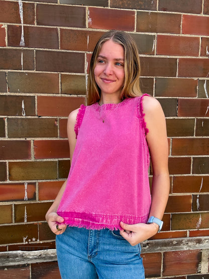 Pink Concho Tank