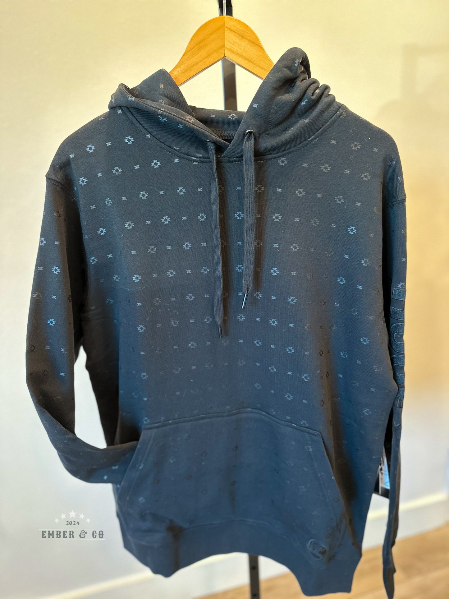 Men's Hooey Black Foil Hoodie