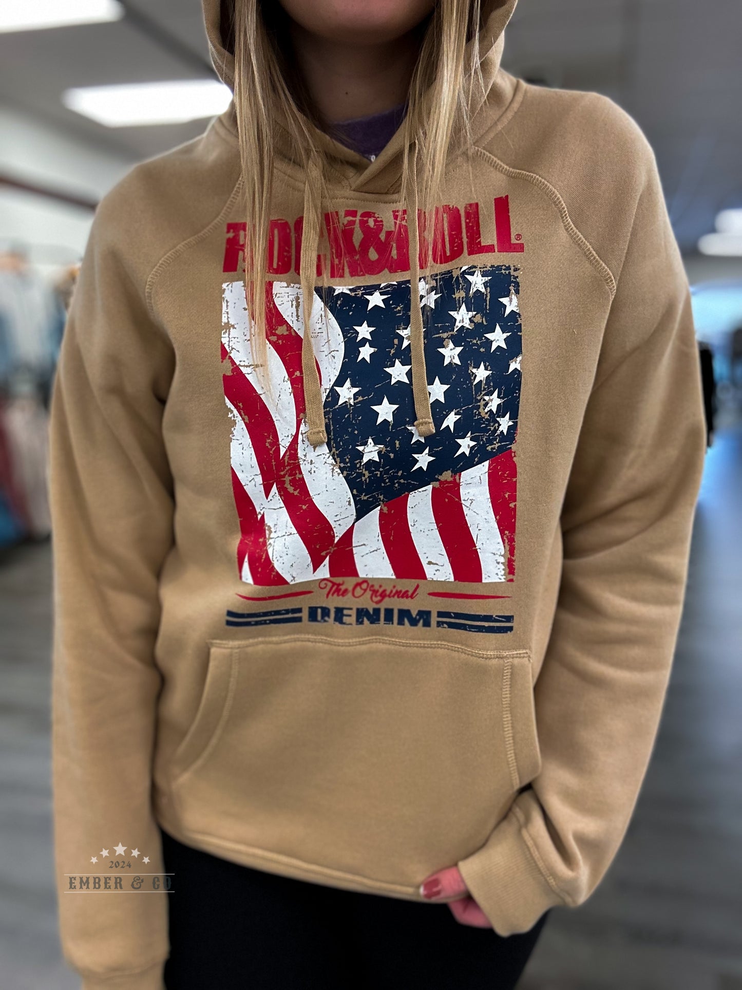 USA Flag Hoodie