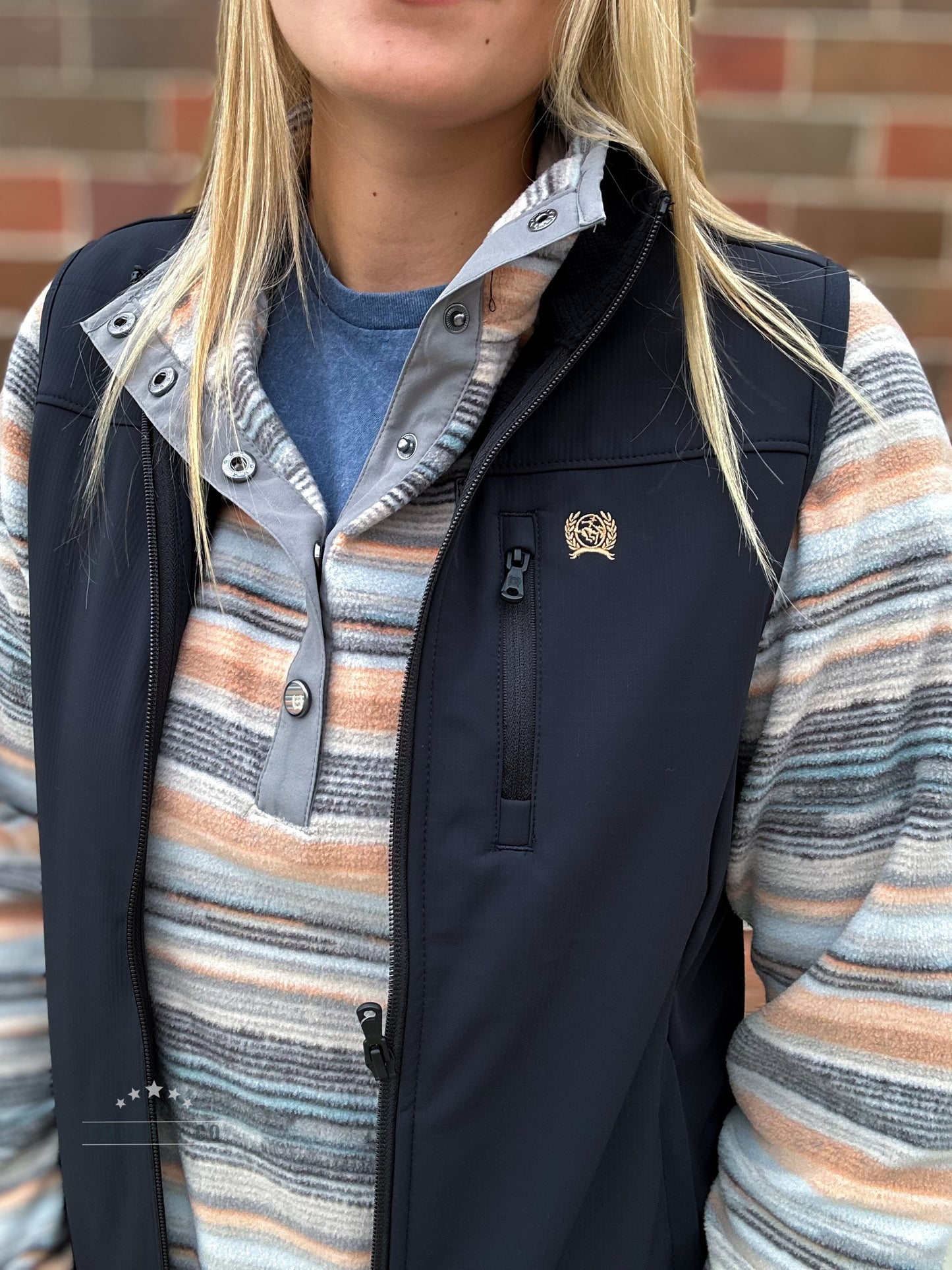 Golden Spur Cinch Windproof Vest