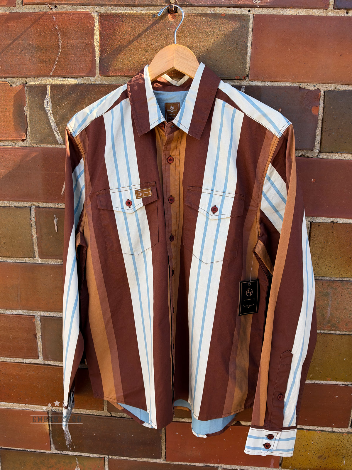 KR ZT Noxx Stripe Button Up