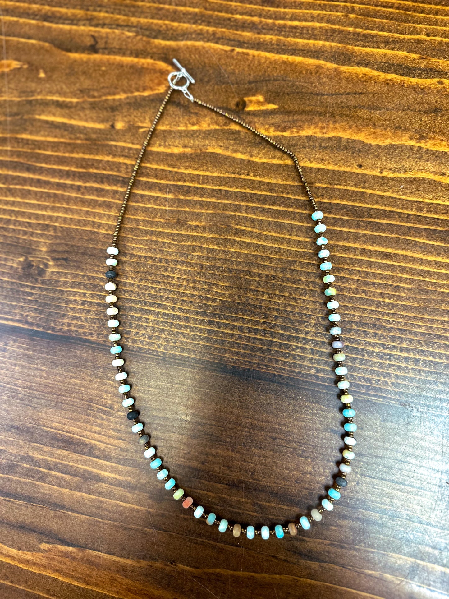 24" Amazonite Beaded Necklace