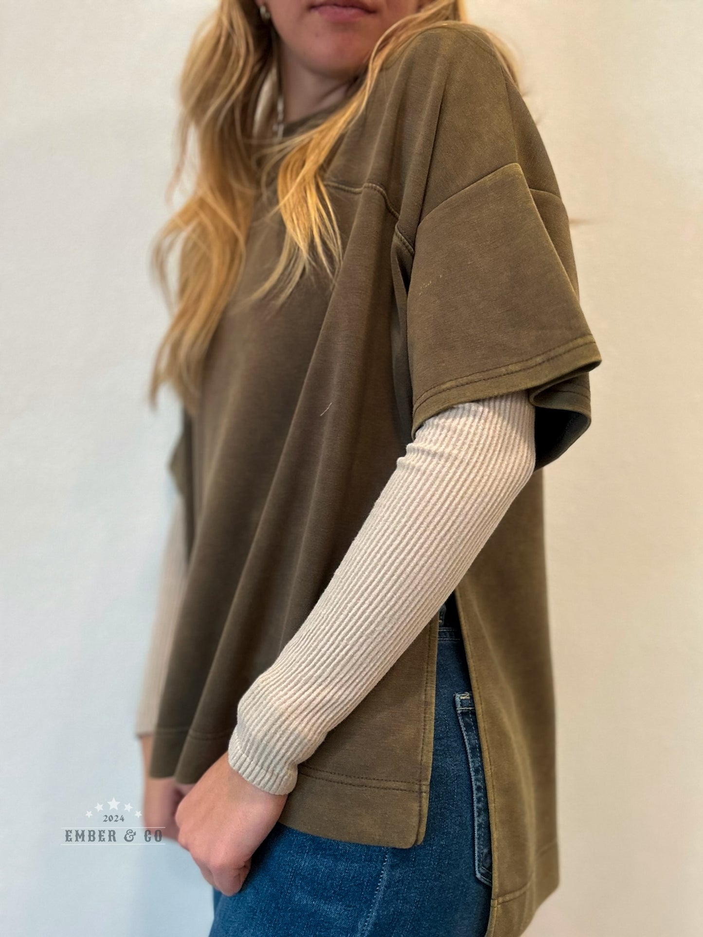 Vintage Washed Tee - 4 Colors