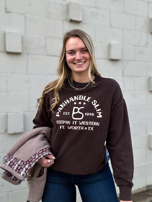 Panhandle Slim Neutrals Crewneck