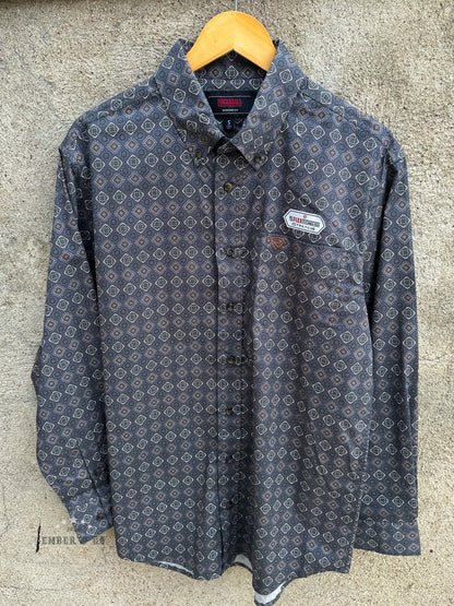 Men's Medallion LS Button Up