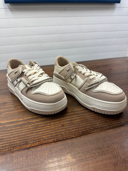 Double Strap Natural Sneaker