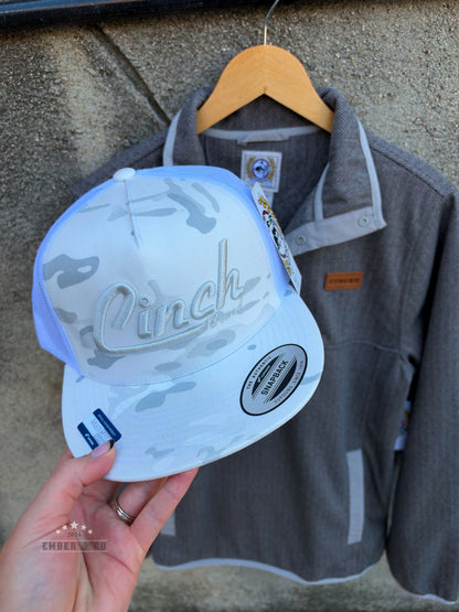 Cinch White Camo Trucker Hat