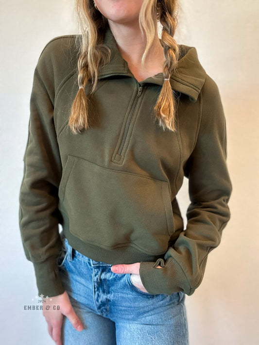 Collared Quarter-Zip