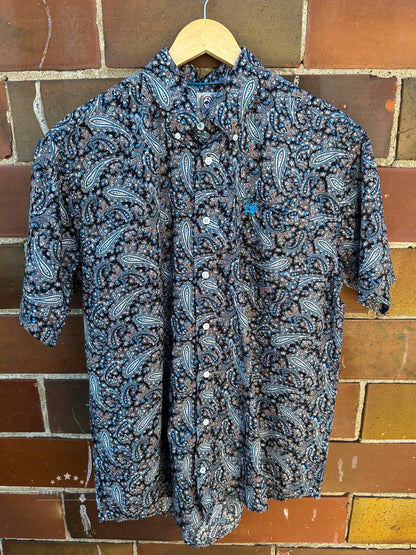 Men's Cinch Paisley SS Button Up