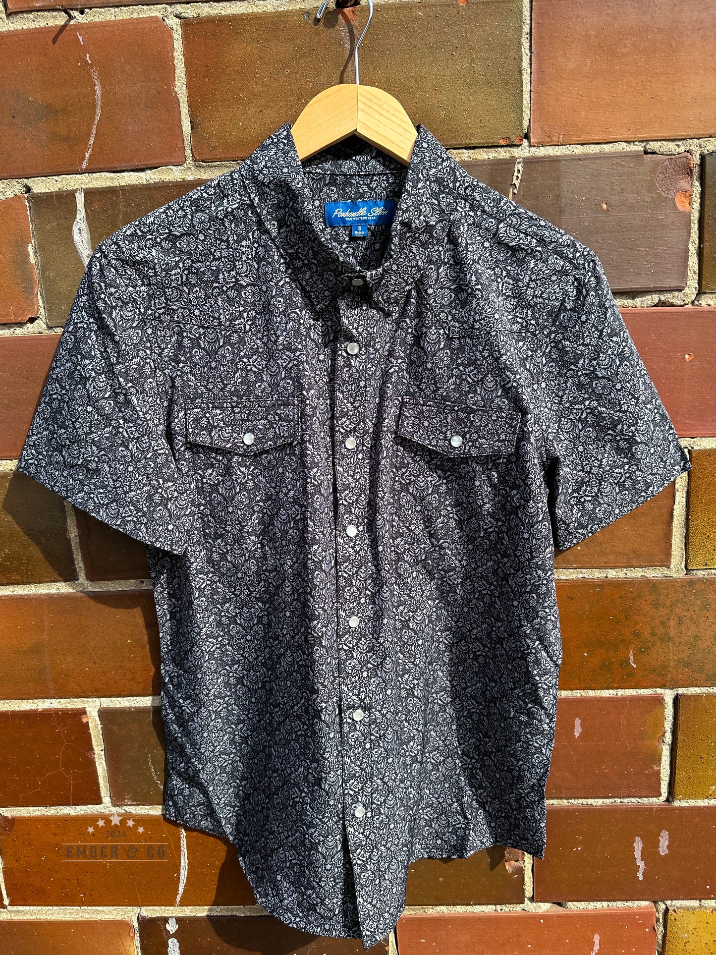 Men's Floral Panhandle Performance Pearl Snap