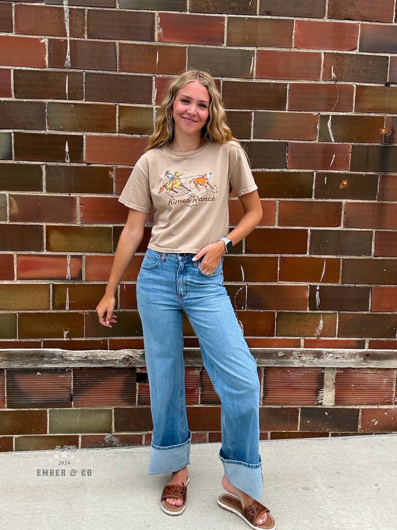 KR Lucky B Roper Tan TShirt