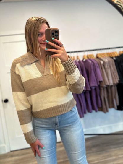 Stripe Knit Sweater