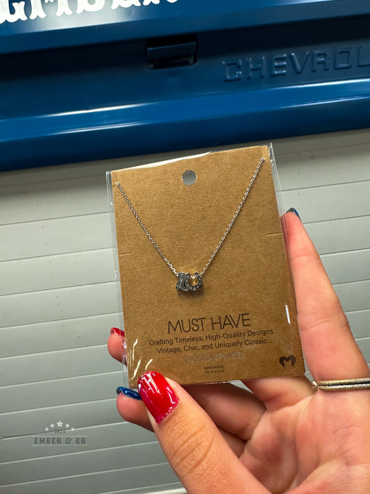 Boot & Horseshoe Necklace