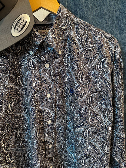 Men's Cinch Wild River Paisley Button Up