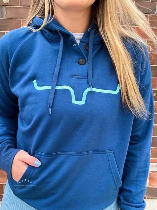 KR Kenzie Dk Blue Hoodie