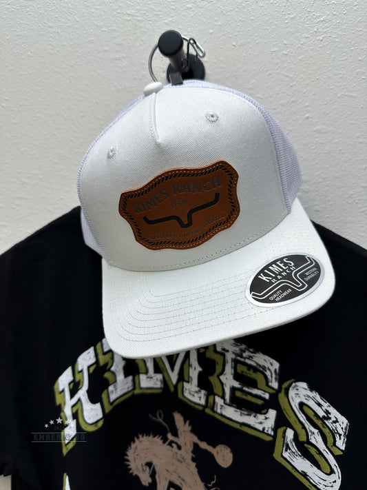 KR Hawkins White Trucker Hat