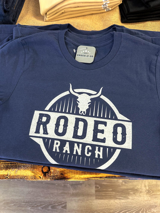 Rodeo Ranch Navy Short Sleeve