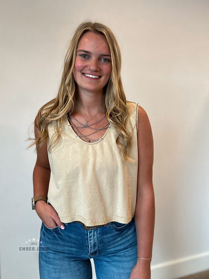 Rhinestone Crop - 2 Colors