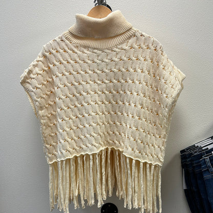 Weave Sweater w/ Fringe