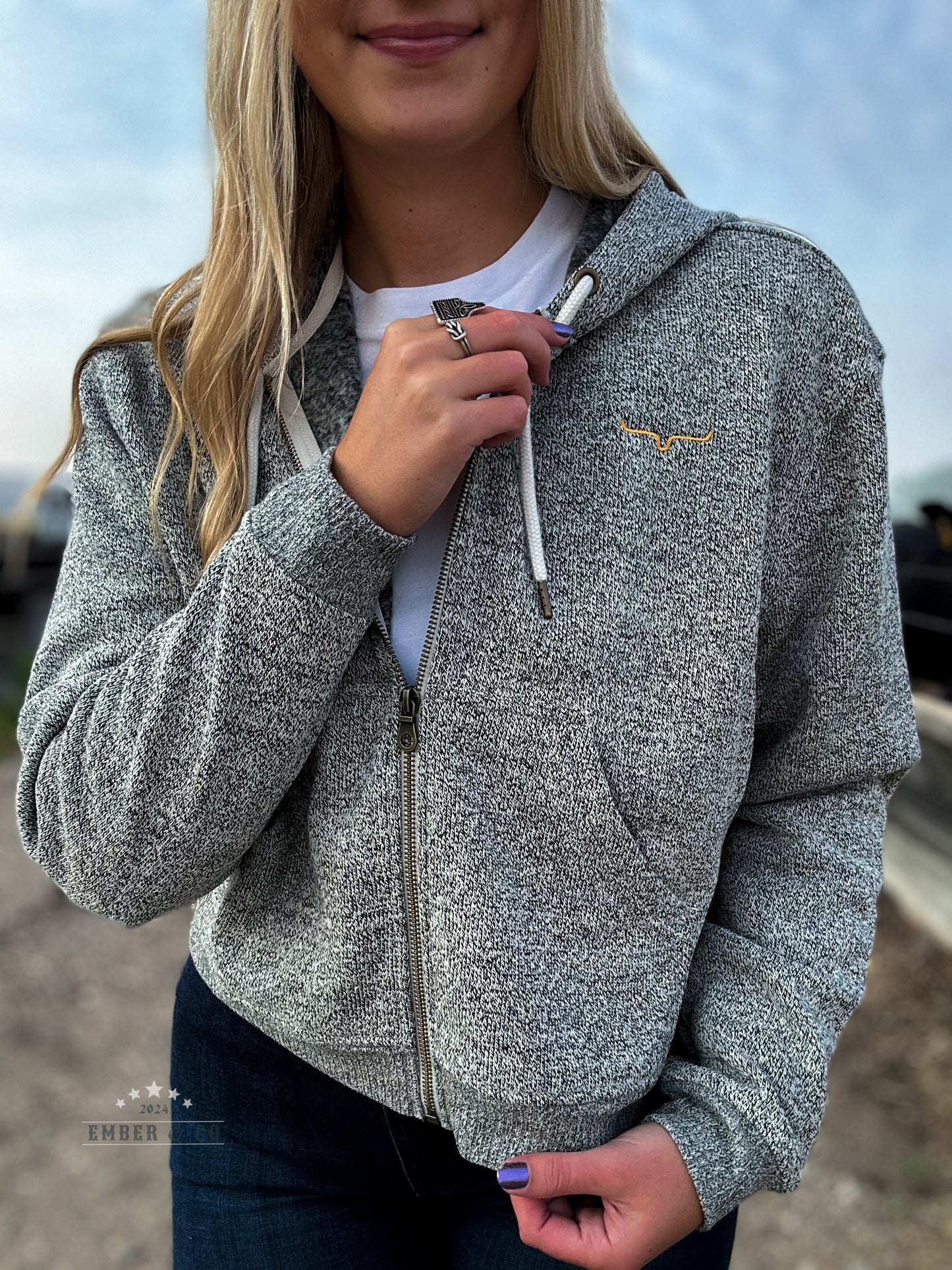 KR Shelly Cropped Zip-Up